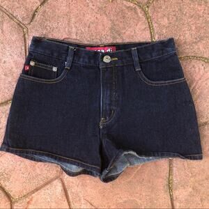 Zana Di Dark Wash Jean Shorts